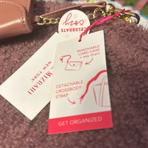 ISAAC MIZRAIHI New York, new with tags celebrate cozy days detachable Crossbody. - Picture 9 of 14